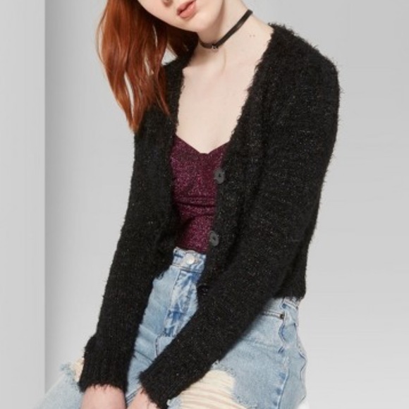 wild fable cropped cardigan